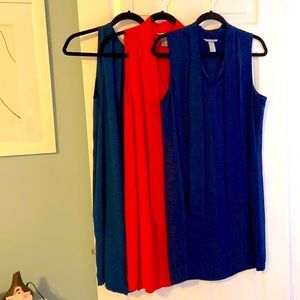 Lot of 3 H&M shift dresses
